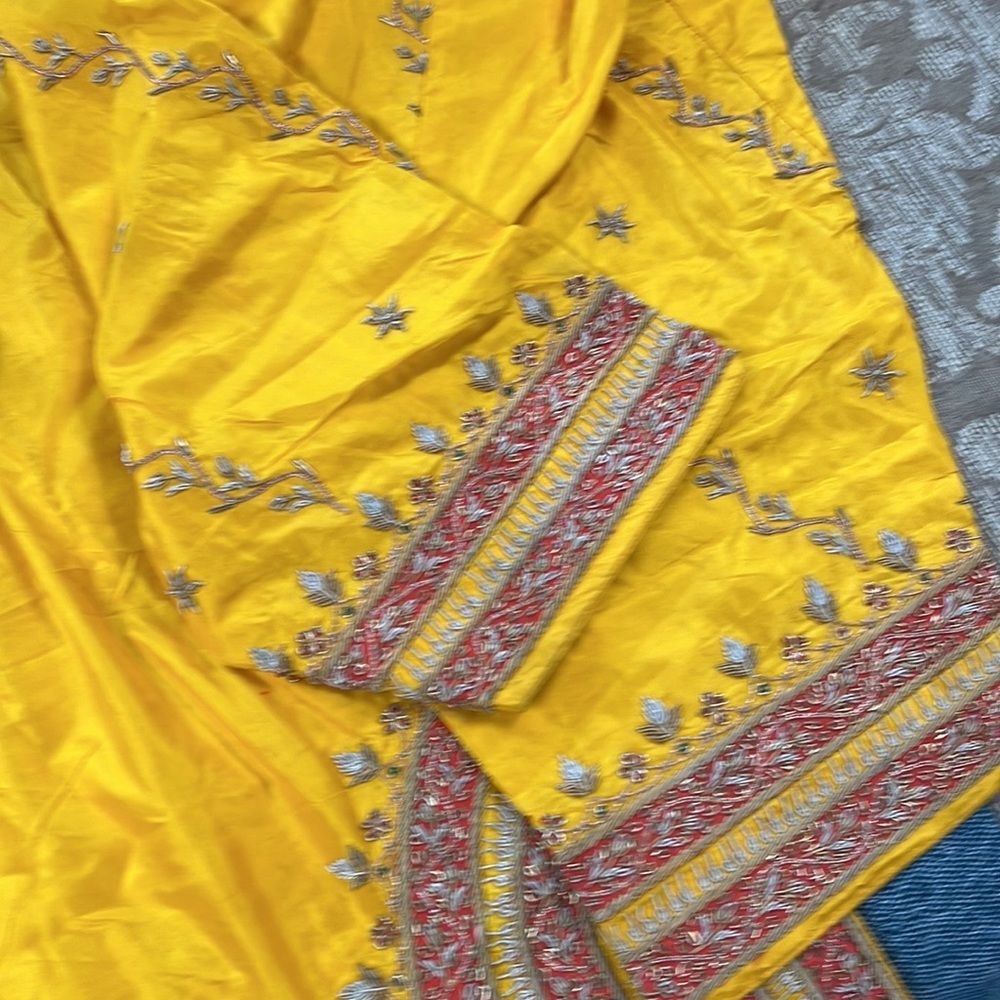 Bridal haldi salwar kameez